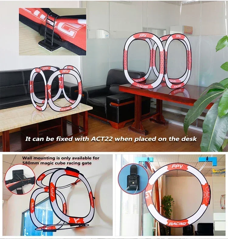 Puerta de carrera circular LDA - Drone Racing Flag reseña y precio
