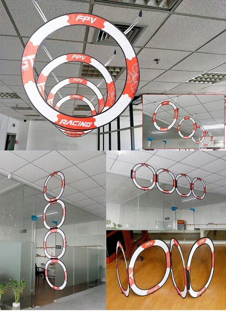 Puerta de carrera circular LDA - Drone Racing Flag reseña y precio